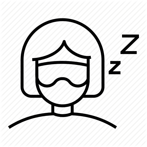 512x512 Eye Mask, Girl Sleep, Sleep, Sleep Mask Icon