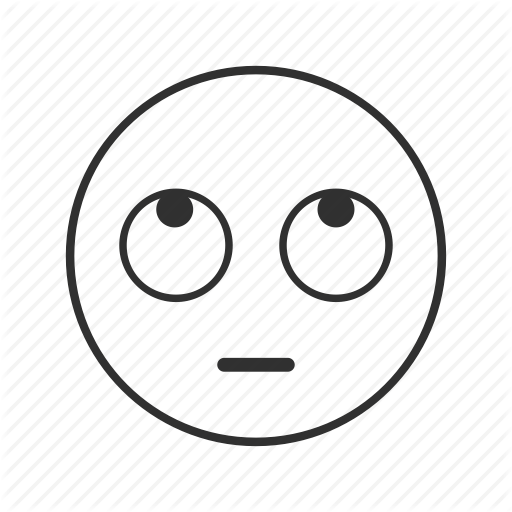512x512 Emoji, Face With Rolling Eyes, Rolling Eyes, Thinking, Thinking
