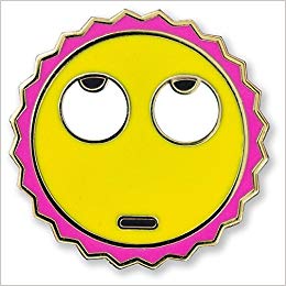 260x260 Eye Roll Hard Enamel Pin