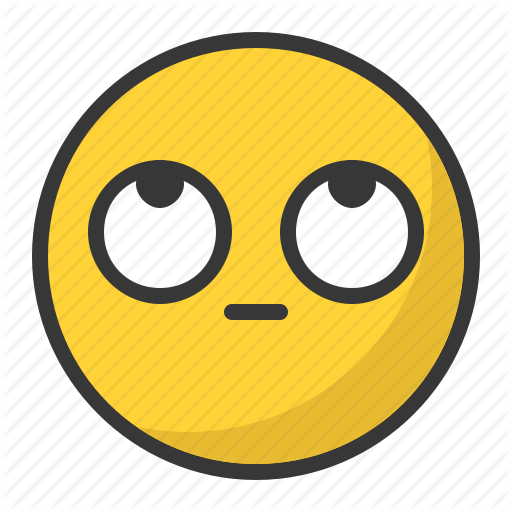512x512 Bored, Emoji, Emoticon, Eyes, Roll, Up Icon