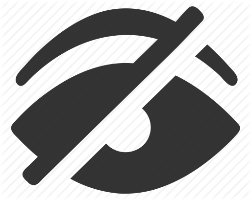 512x409 Eye, Invisible, Look, Slash, Ui Icon