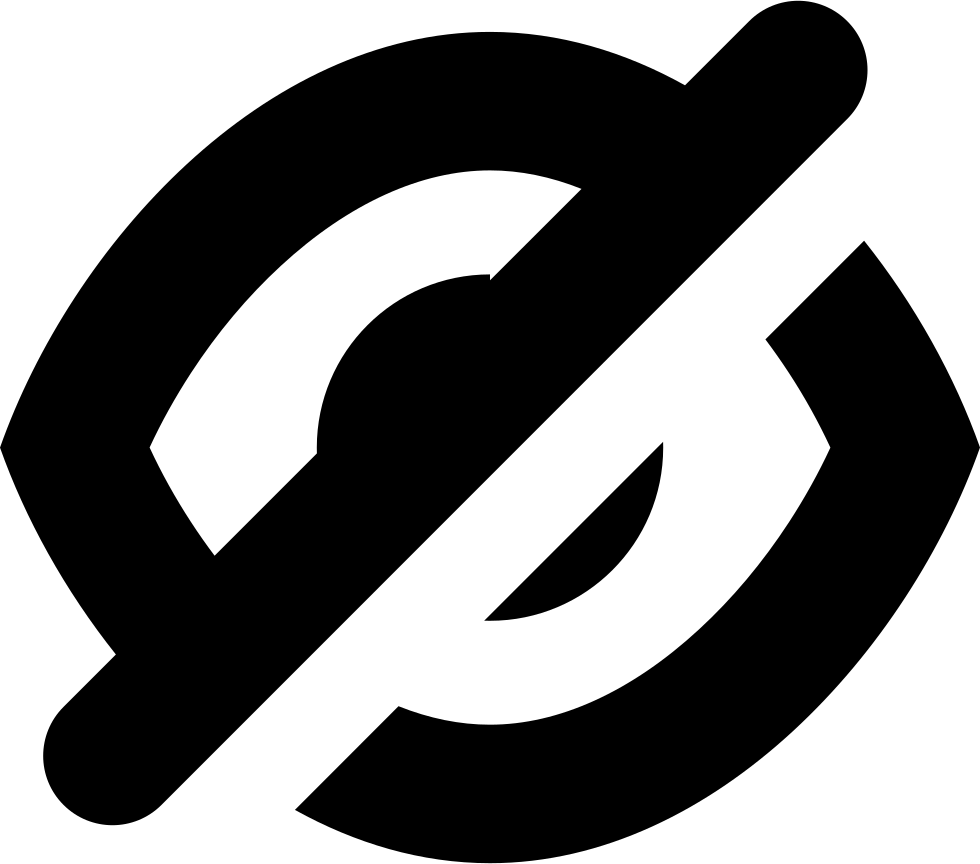 980x864 Eye Slash Png Icon Free Download