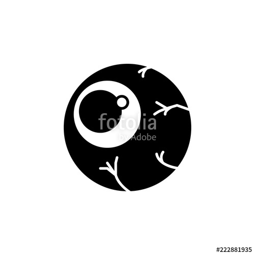 500x500 Eyeball Icon Element Of Ghost Elements Illustration Thin Line
