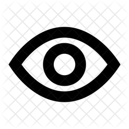 256x256 Eye Icon Of Line Style
