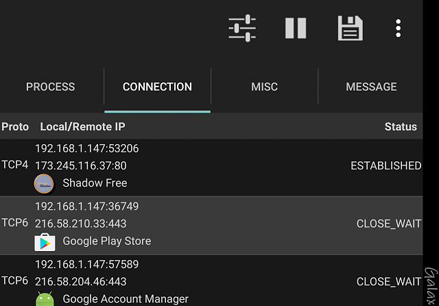 640x446 Red Eye Pop Up For Seconds On Screen Of My Android