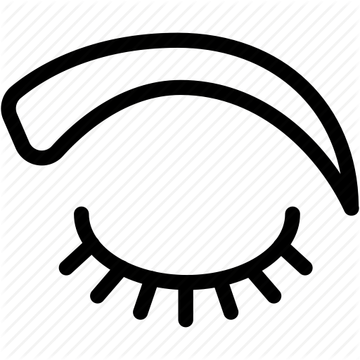 512x512 Creative, Eye, Eyebrow, Eyebrows, Grid, Line, Shape Icon