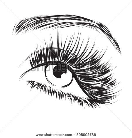 450x470 Lovely Eye With Long Eyelashes Lash Extension Icon Extensions