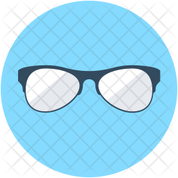 256x256 Eyeglasses Icon Of Flat Style