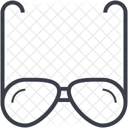 256x256 Eyeglasses Icon Of Line Style
