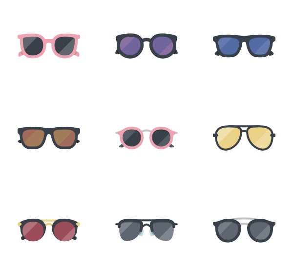600x564 Eyeglasses Icons