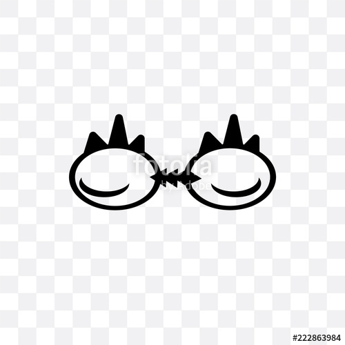 500x500 Reading Eyeglasses Icon Isolated On Transparent Background Simple