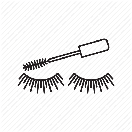 512x512 Beauty, Cosmetic, Eyelash, False, Lash, Makeup, Mascara Icon