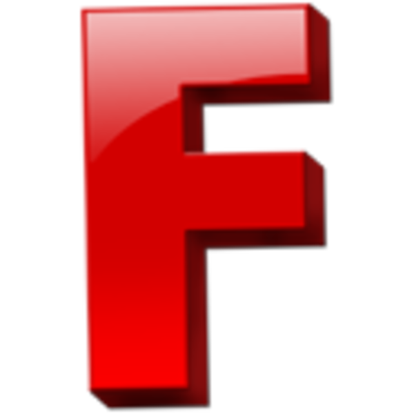 600x600 Letter F Icon Free Images