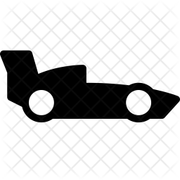 256x256 Car Icon Of Glyph Style