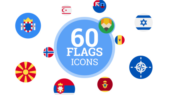 590x332 Flag Icons Flat Animated Icon Pack
