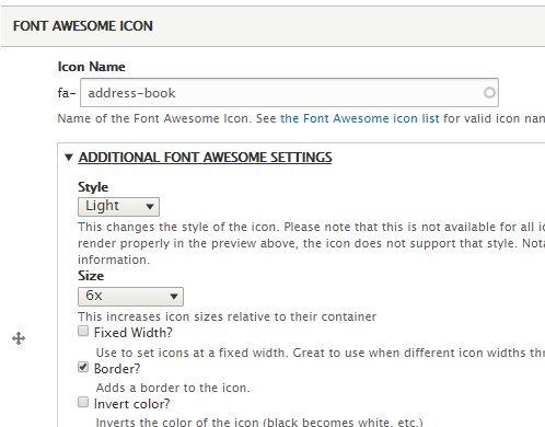 498x390 Using The Font Awesome Icon Field Drupal Guide