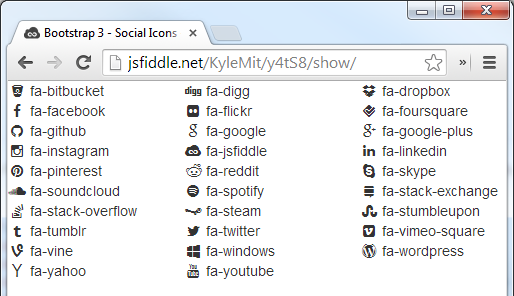 514x296 How To Use Social Glyphicons In Bootstrap Boot Webpage