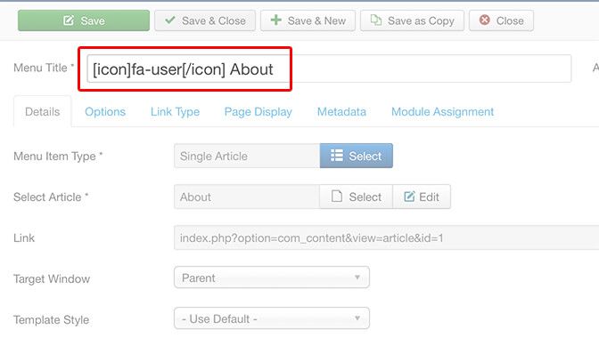 672x380 How To Add Font Awesome Icons To Joomla Menu Links