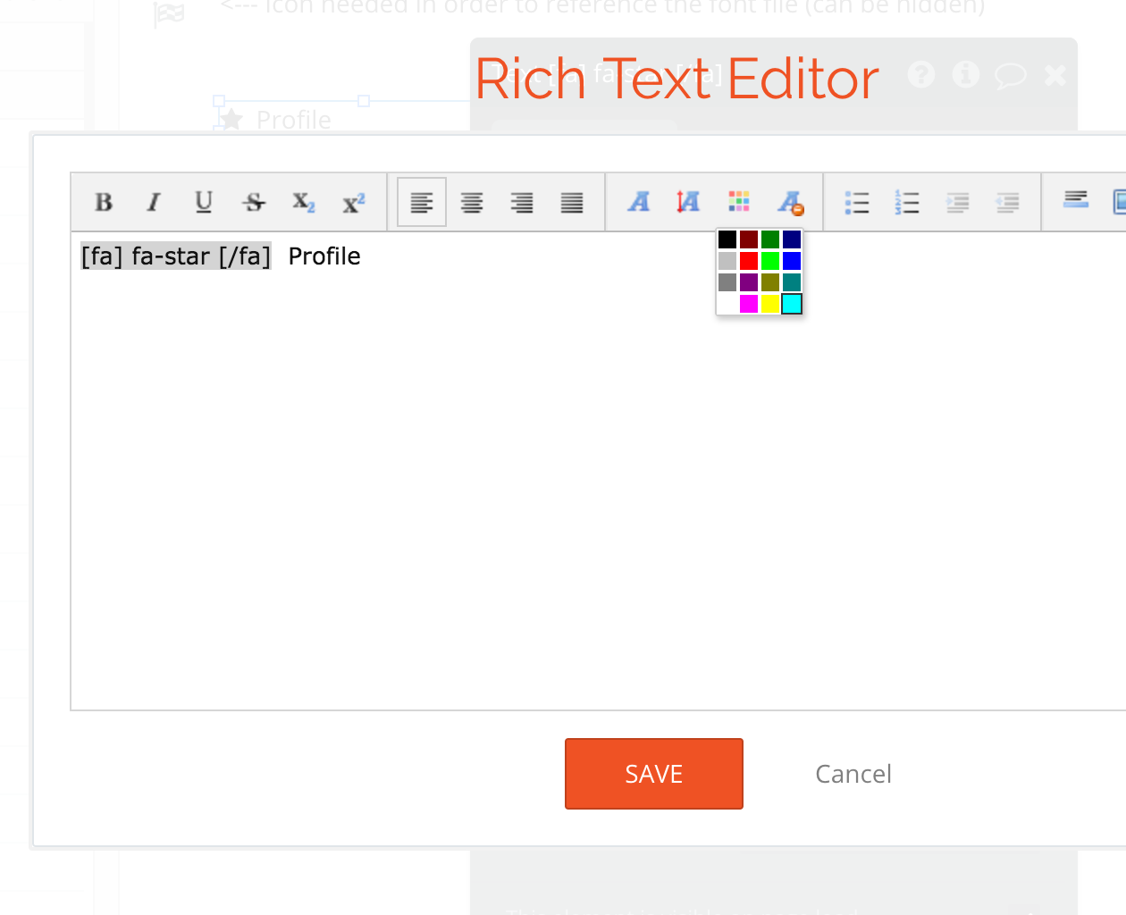 1260x1024 Support For Icons As Text