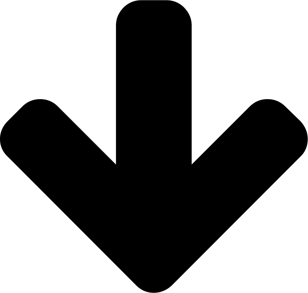 981x934 Fa Arrow Down Png Icon Free Download