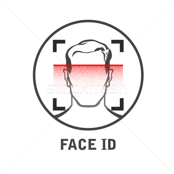 600x600 Face Id Scan Icon
