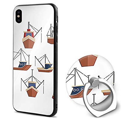 425x425 Rong Fa Trawler Flat Icon Apple Cell Phone Case
