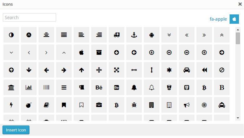 779x441 Font Awesome Icons