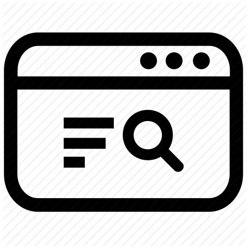 512x512 Document, Magnifying Glass, Marketing, Online, Search, Seo Icon