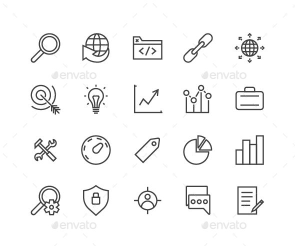 590x492 Simple Set Of Seo Related Vector Icons Contains Such Icons As
