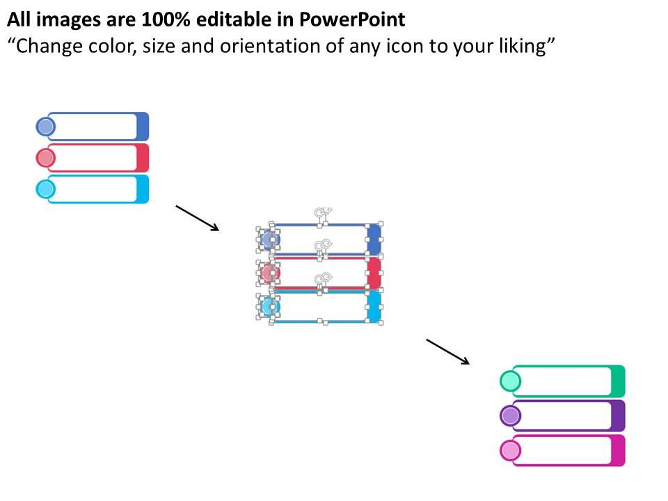 960x720 Fa Three Colored Banners With Icons For Search And Announcement