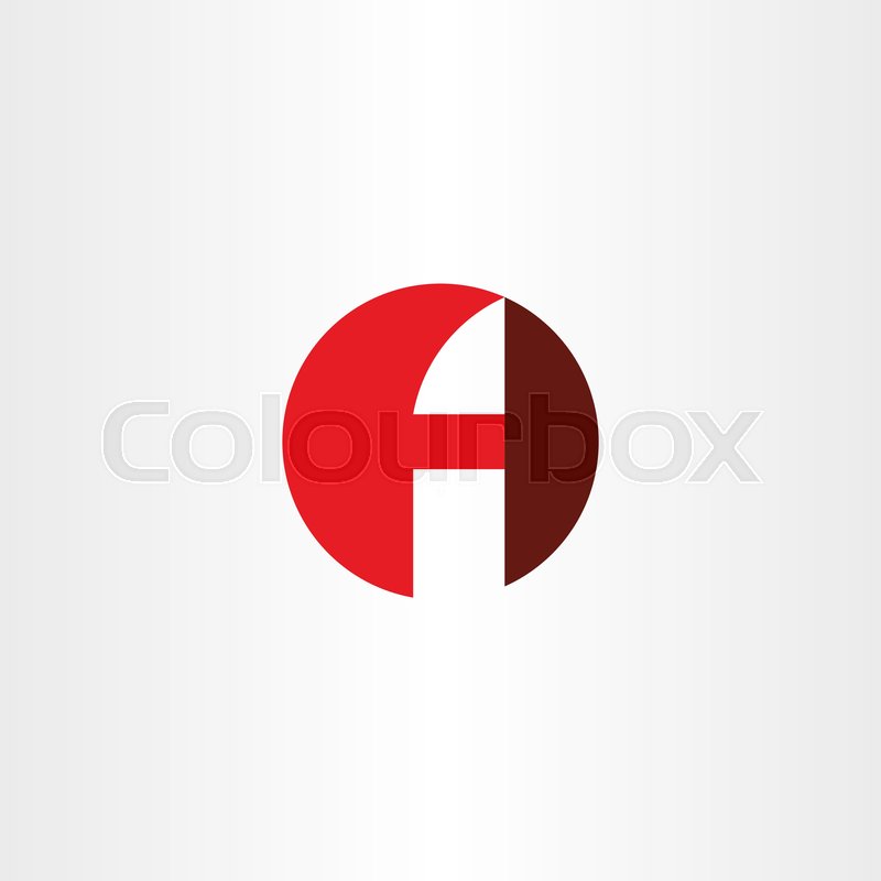800x800 Letter F And A Fa Red Logo Symbol Stock Vector Colourbox