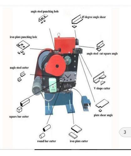 419x500 Icon Automatic Multi Function Iron Worker Machine For Fabrication