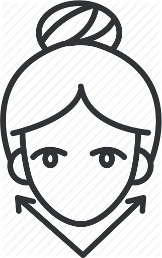 322x512 Beauty, Face, Lifting, Treatment, V Shape Icon