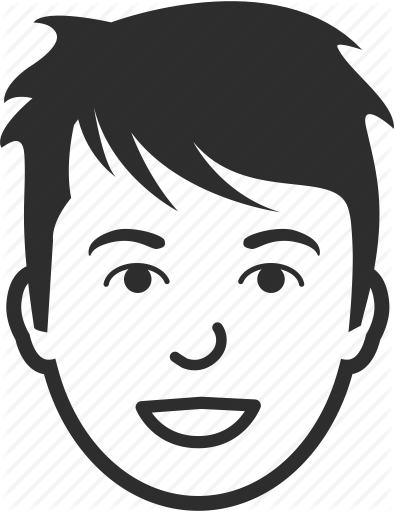 394x512 Face Head Man Drawing Icon