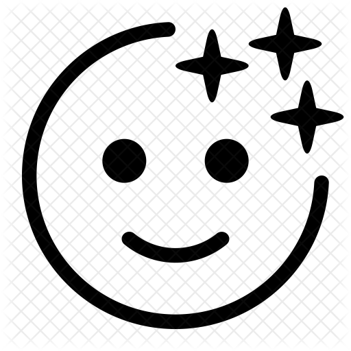 512x512 Face Icon Of Line Style