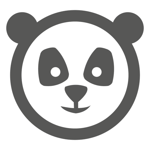 512x512 Panda Face Icon
