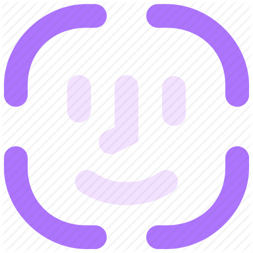 512x512 Apple Face Id, Face, Face Id, Id, Recognition, Scan, Unlock Icon