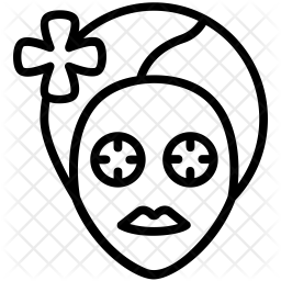256x256 Face Mask Icon Of Line Style