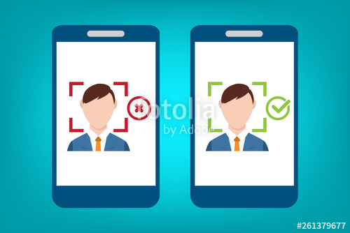 500x334 Face Recognition Icon Biometric Identification Facial