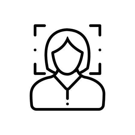 450x450 Face Recognition Icon Royalty Free Vector Graphics