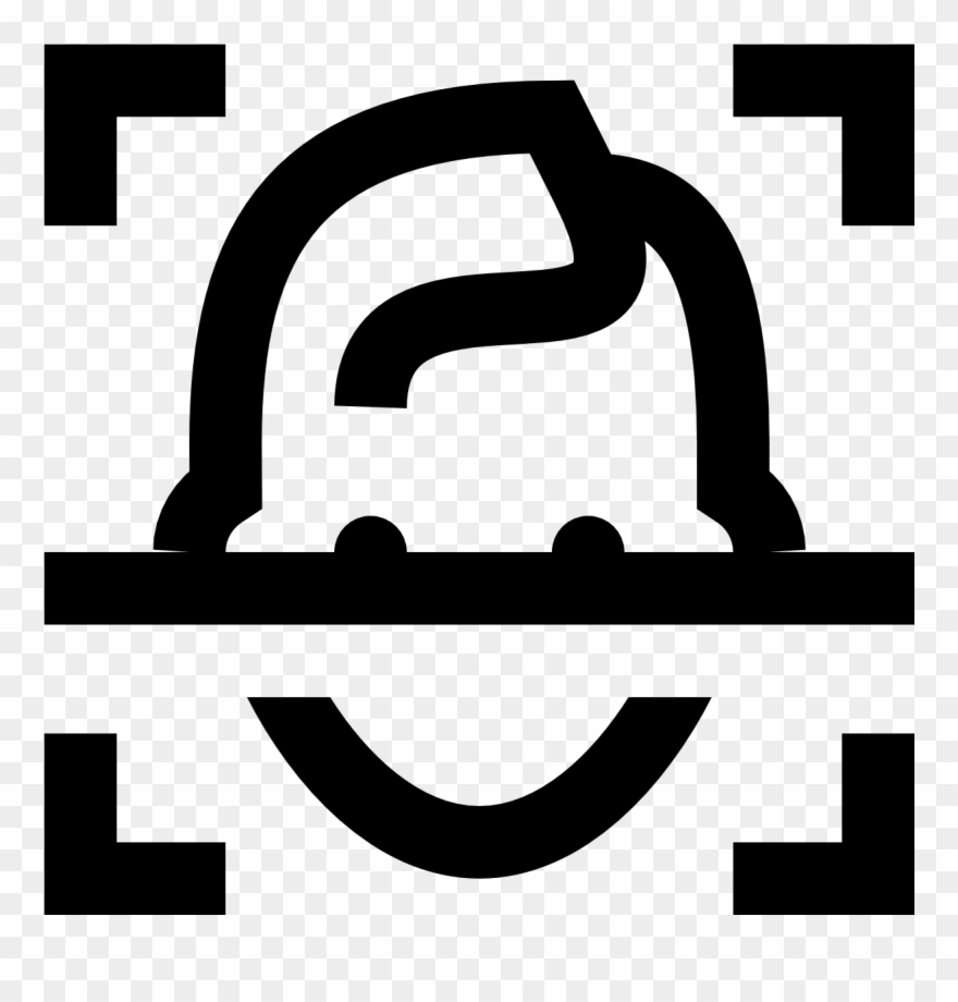 880x920 Facial Recognition Scan Icon