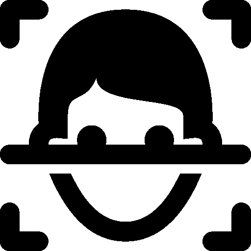 512x512 Security Face Recognition Scan Icon Windows Iconset