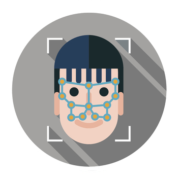 352x357 Face Icon Grey