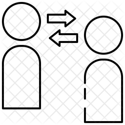 256x256 Face To Face Meetings Icon Of Line Style