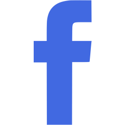 256x256 Royal Blue Facebook Icon