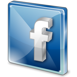 256x256 Shiny Facebook Tile Icon, Png Clipart Image