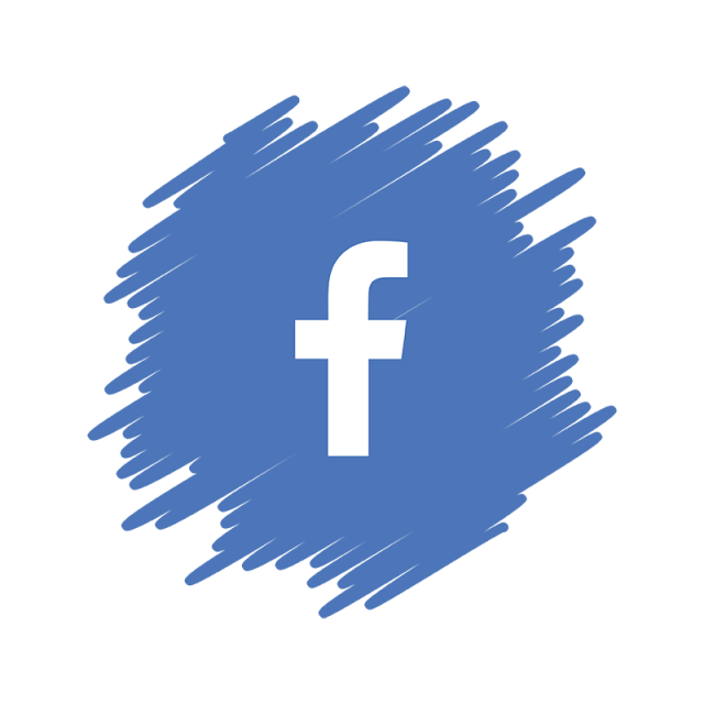 640x640 Facebook Social Media Icon, Watercolor Facebook, Facebook
