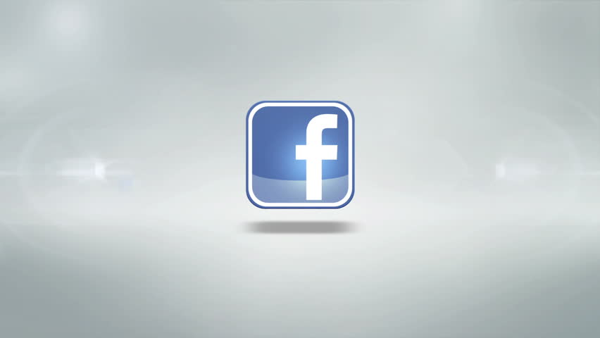 852x480 Editorial Animation Facebook Icon Animation Stock Footage Video