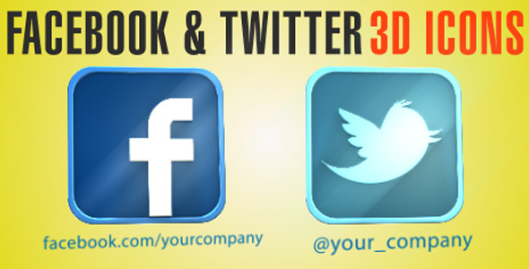 590x300 Facebook Twitter Icons