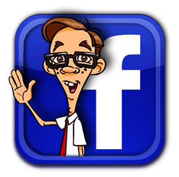 258x255 Facebook Icon Custom Facebook Icon, Nerds On Call Nerds